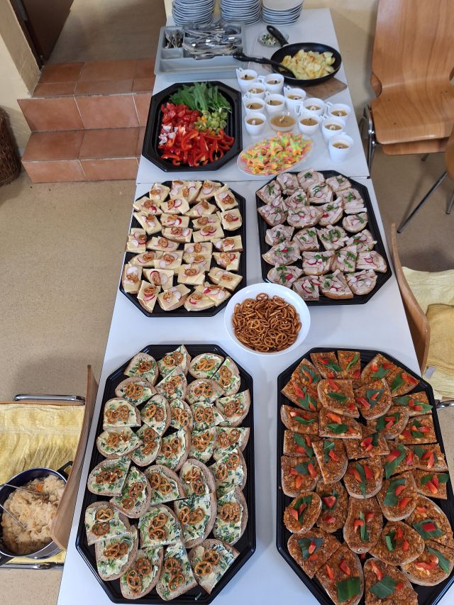 Ein Trainingslager - Abendbrot